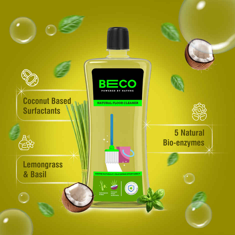 Beco Lemongrass & Basil Freshness Natural Disinfectant Floor Cleaner