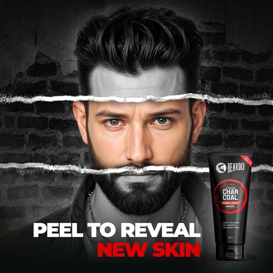 Beardo Activated Charcoal Peel Off Mask