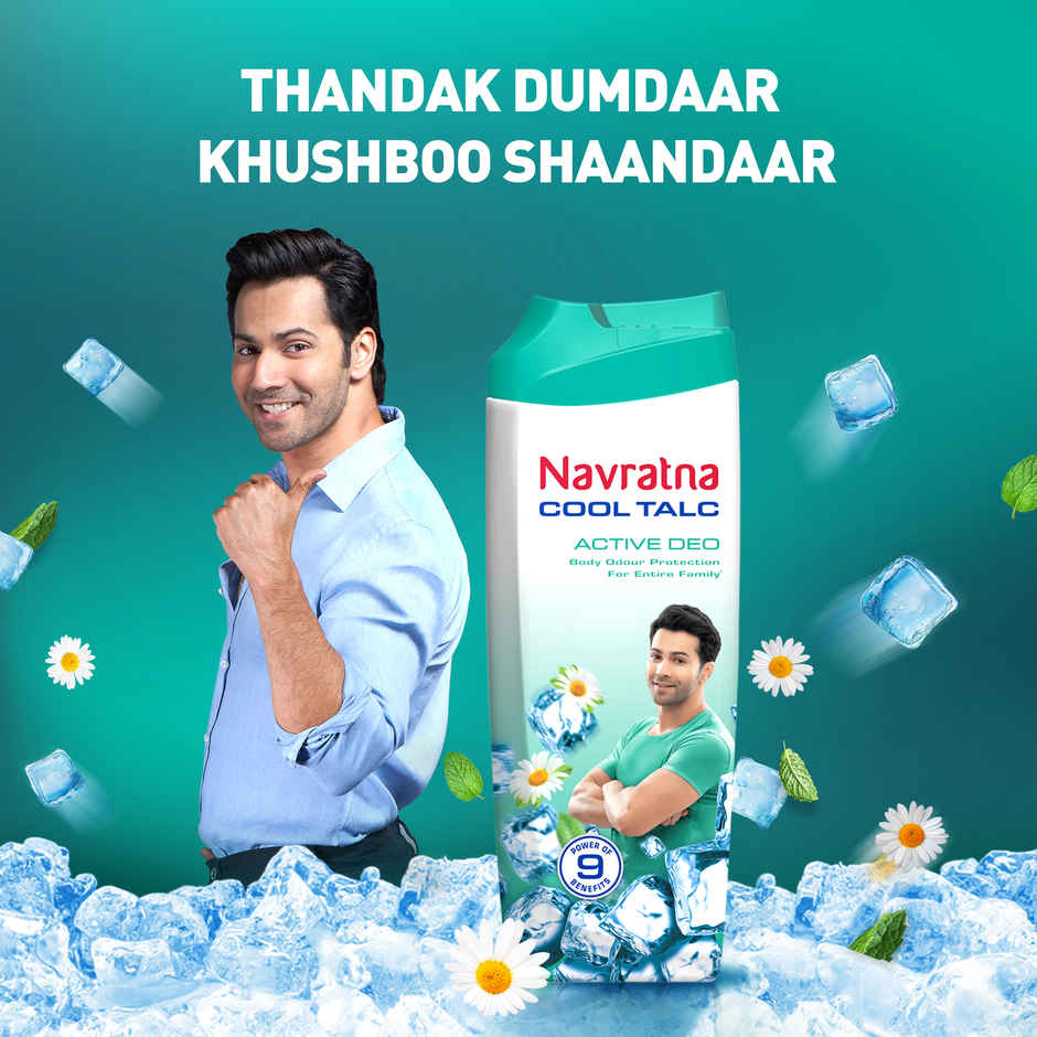 Navratna Cool Talc - Active Deo