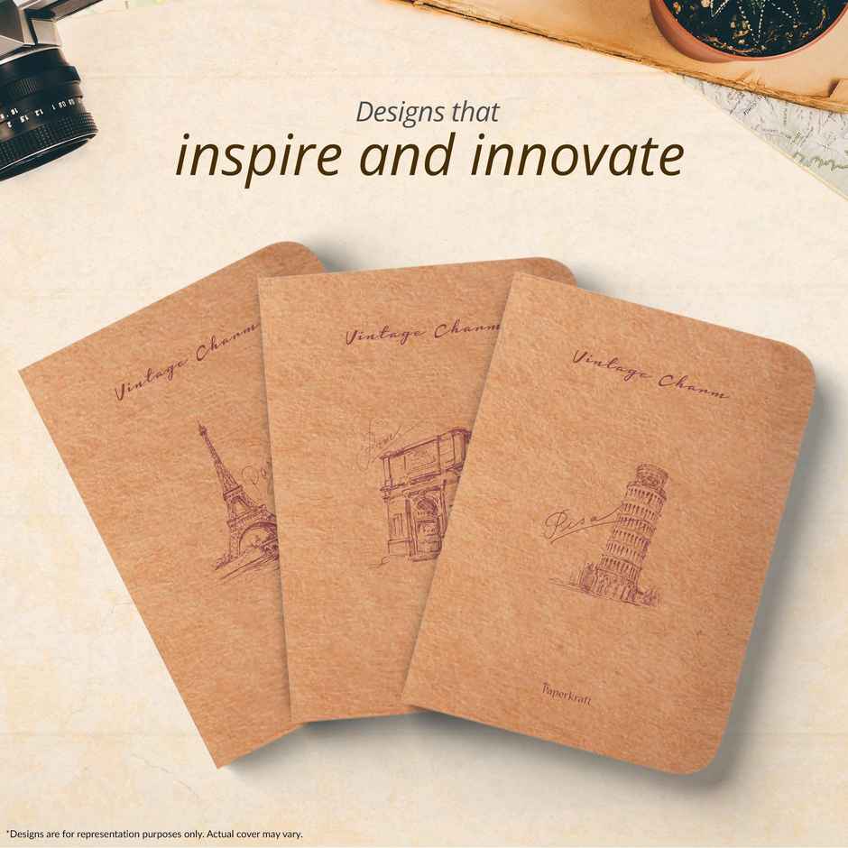 Paperkraft | Vintage Series Brown Kraft | City | 210x 148 |176 Pages |unruled