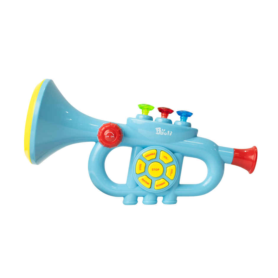 Tak Tak Toys Tiny Tunes Trumpet Musical Instrument Toy for Kids| Creative Development Toy