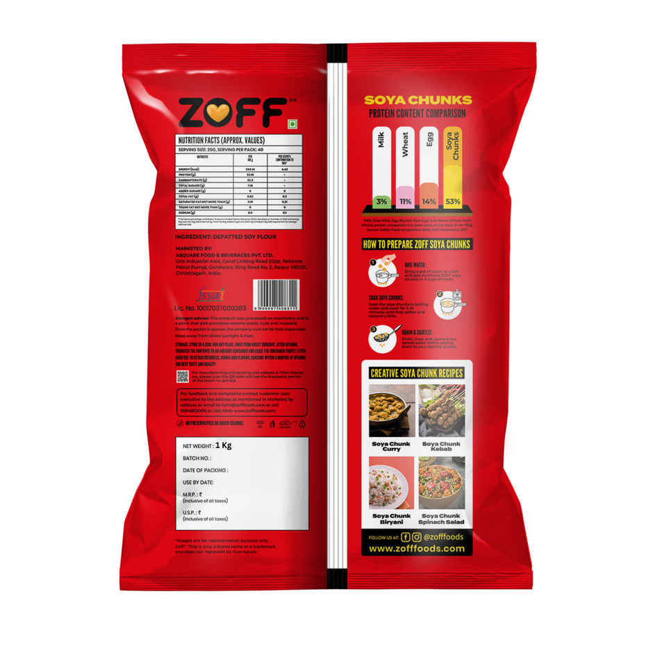 ZOFF Soya Chunks - Soya Nuggets