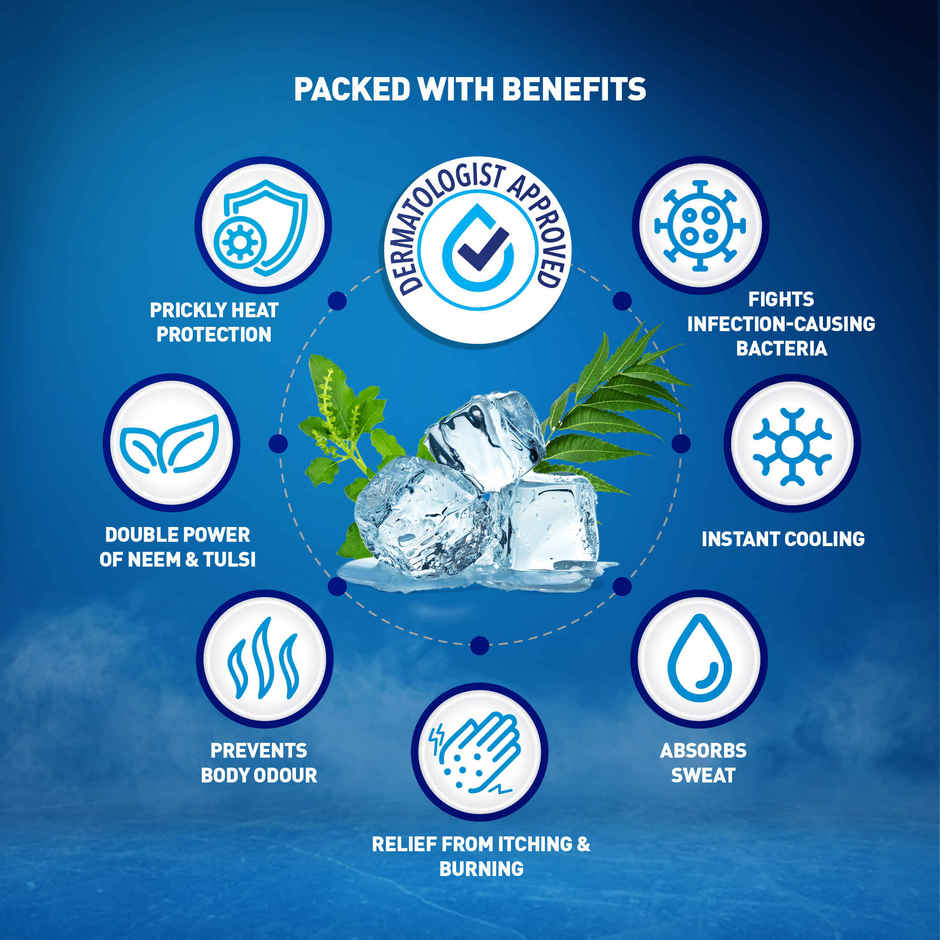 Dermicool Prickly Heat Powder Menthol Regular | Get Menthol Regular 60 g Free