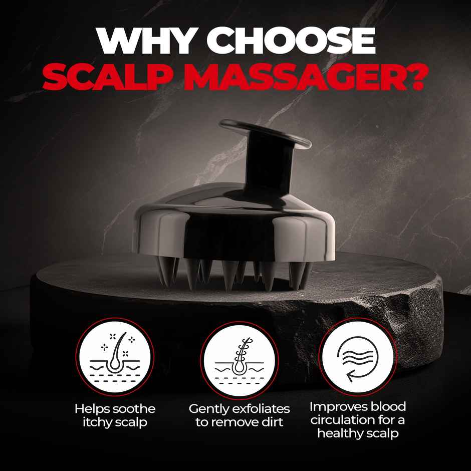 Beardo Scalp Massager - Exfoliating & Soothing