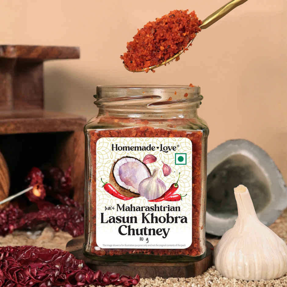 Homemade Love- Maharashtrian Lasun Khobra Chutney