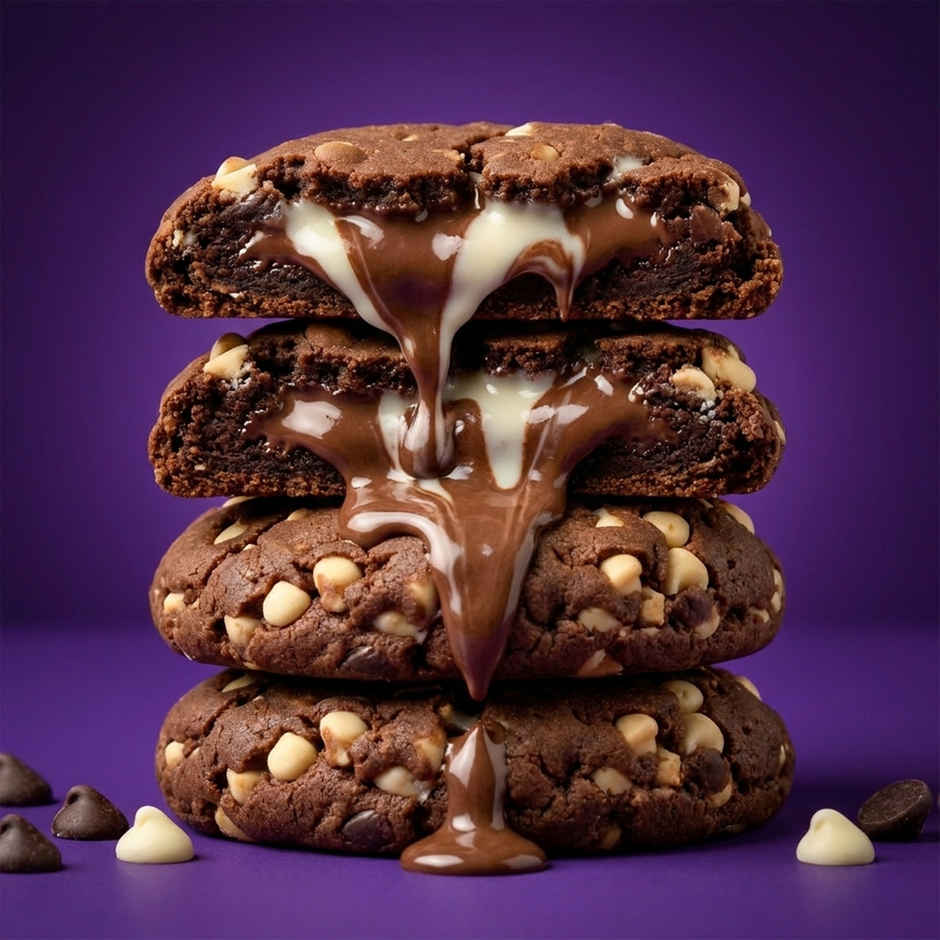 CookieMan Double Choco Chip Soft & Chewy Dessert Cookie