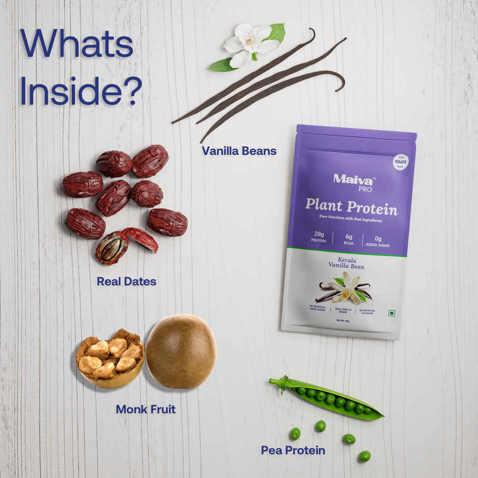 Maiva Pro Plant Protein Powder - Kerala Vanilla Bean