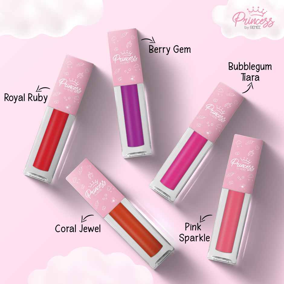 Princess By Renee Royal Shine Lightly Tinted Super Glossy Lip Gloss Set