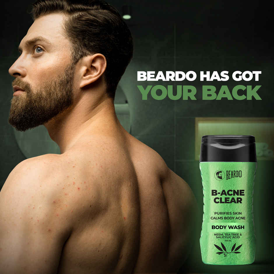 Beardo B-Acne Clear Body Wash Salicylic & Tea Tree