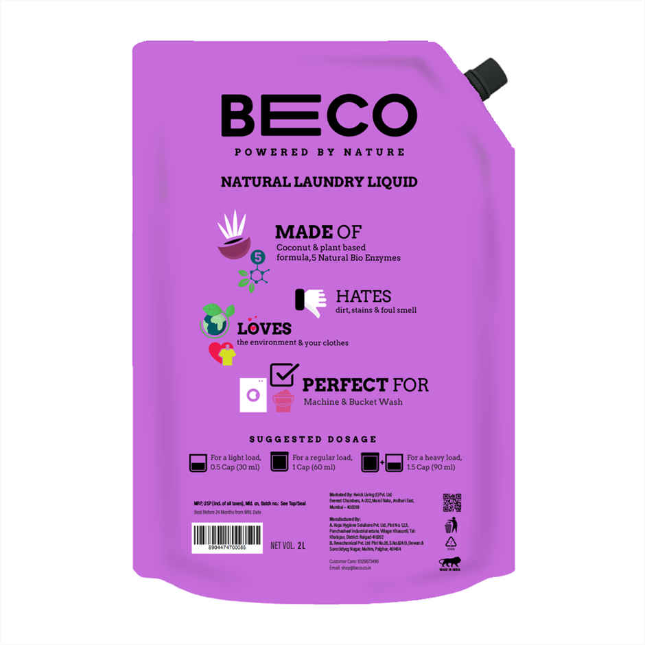 Beco Front Load Laundry Detergent Liquid Refill