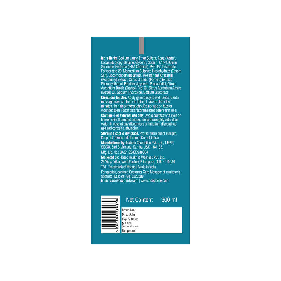 Hoop Epsom Body Wash Citrus Herbs