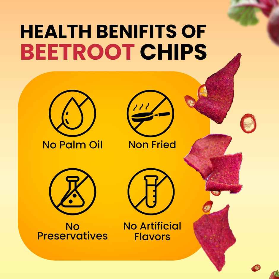 Healthy Master Baked Beetroot Chips