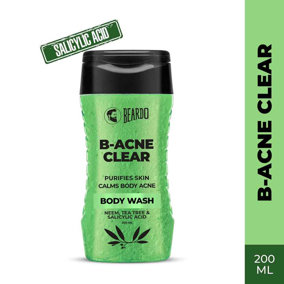 Beardo B-Acne Clear Body Wash Salicylic & Tea Tree