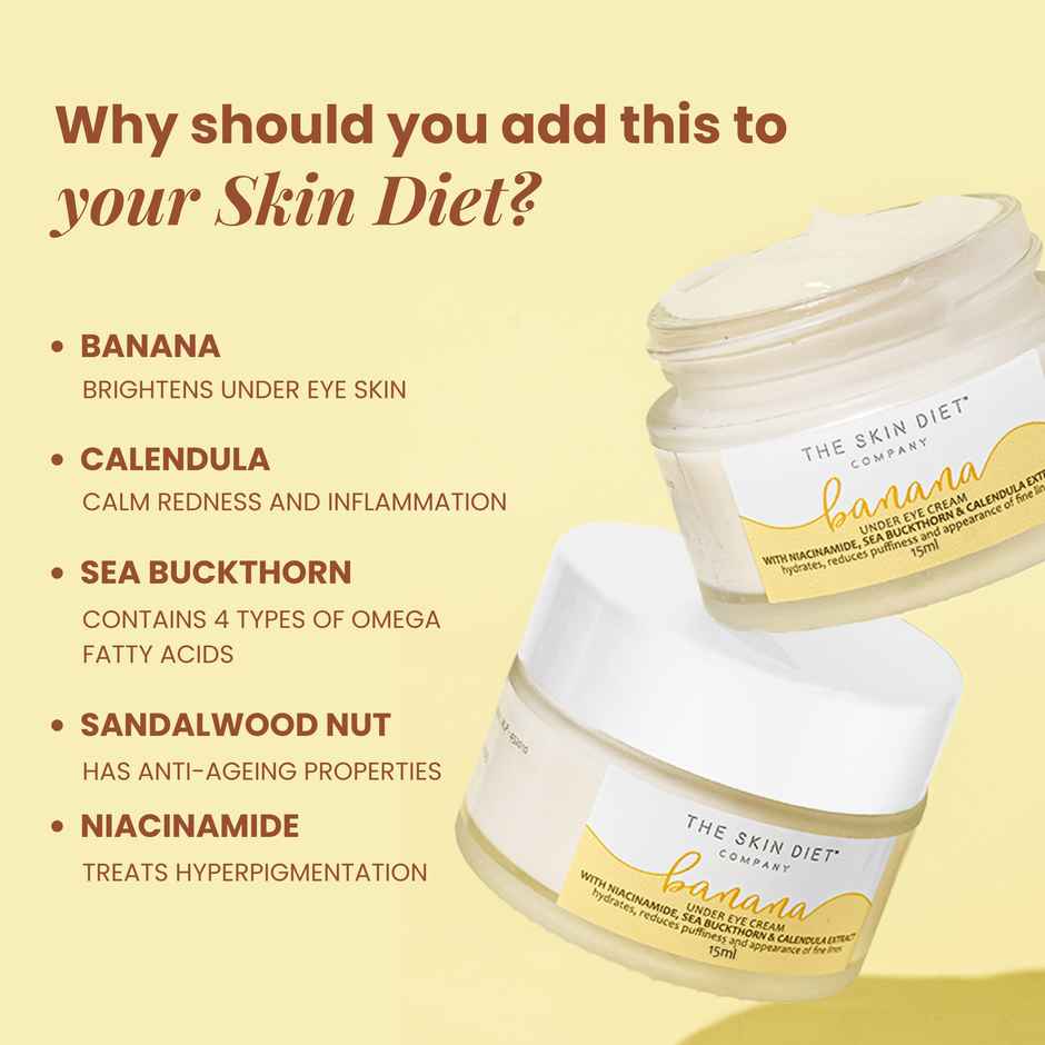 The Skin Diet Company Banana Under-Eye Cream
