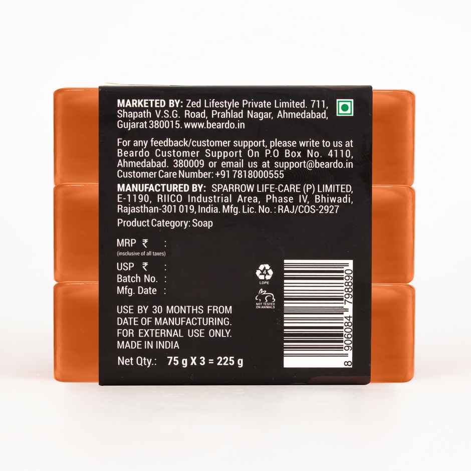 Beardo Men Whisky Smoke Soap