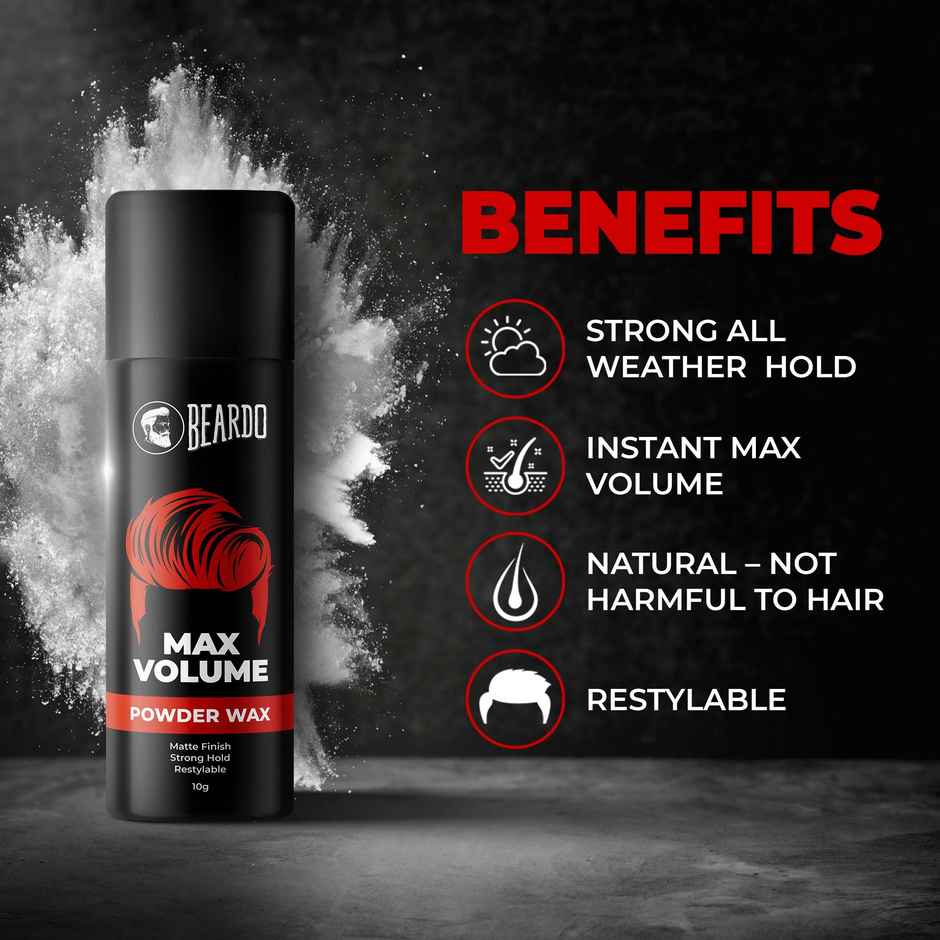 Beardo Max Volume Hair Wax Powder