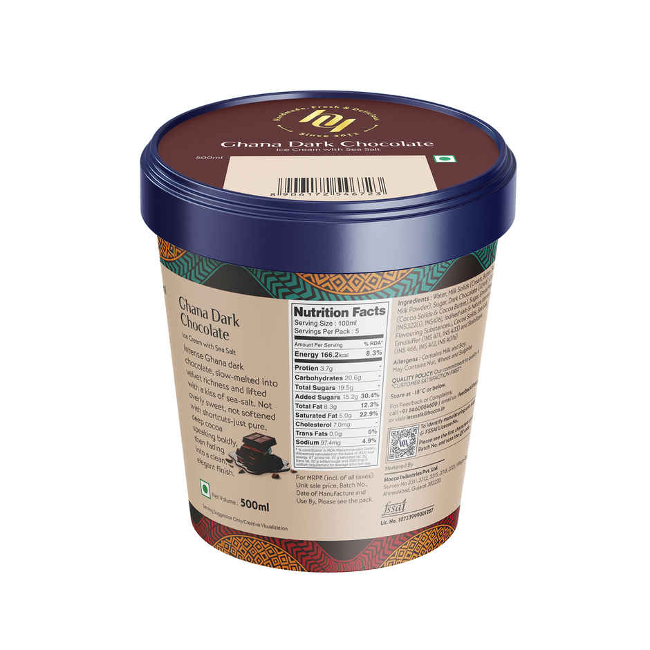 Huber & Holly Ghana Dark Chocolate Tub