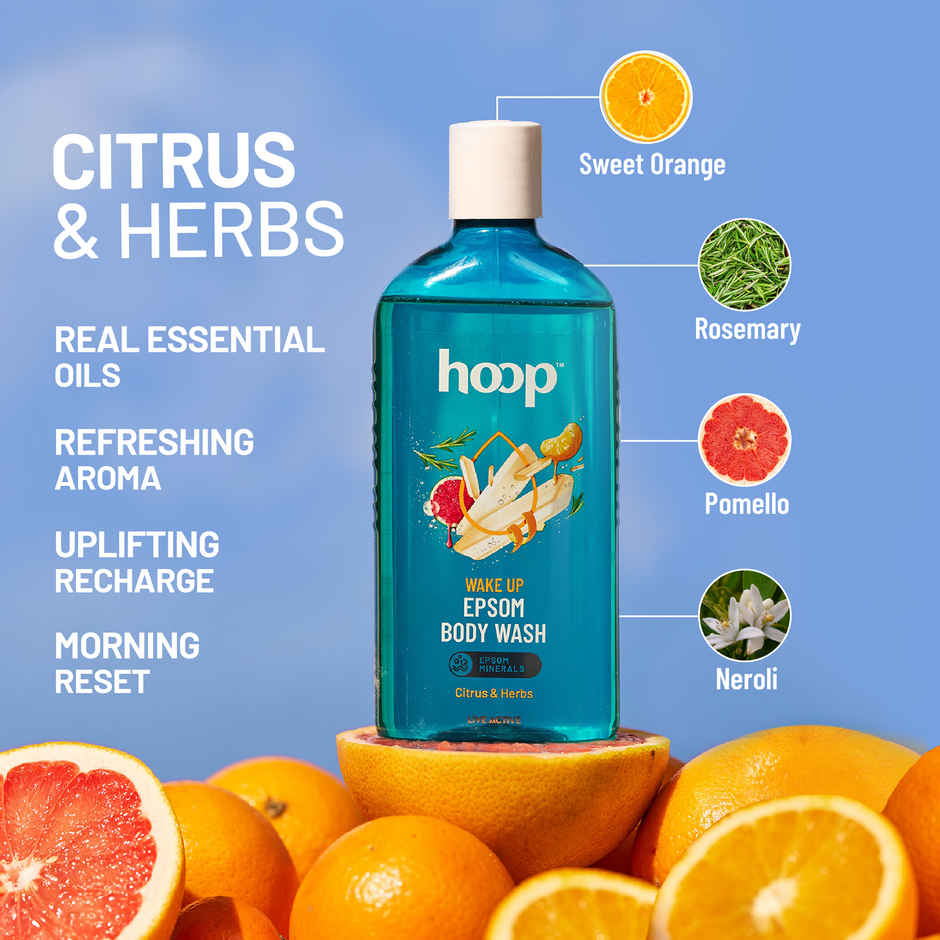 Hoop Epsom Body Wash Citrus Herbs
