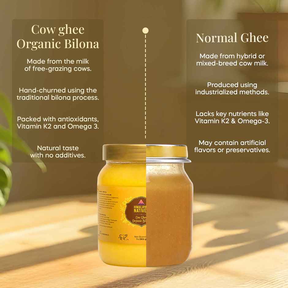 Himalayan Natives Organic Bilona Cow Ghee | Jar