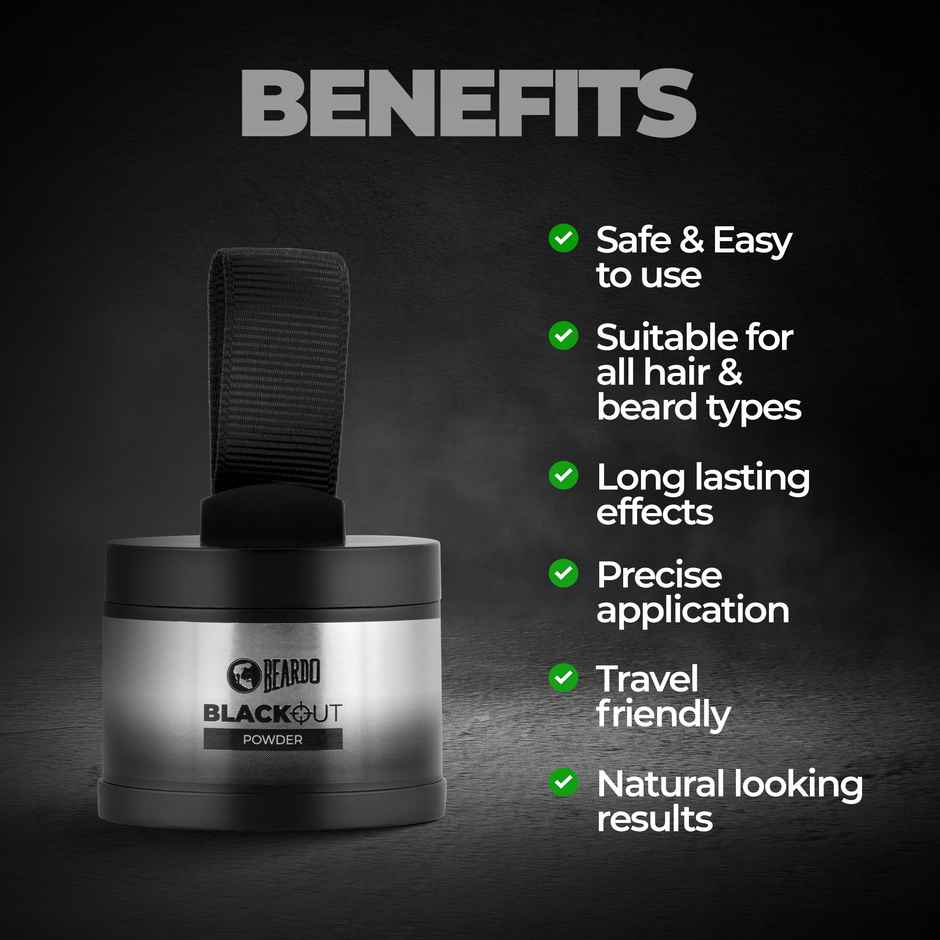 Beardo Blackout Beard & Hair Powder