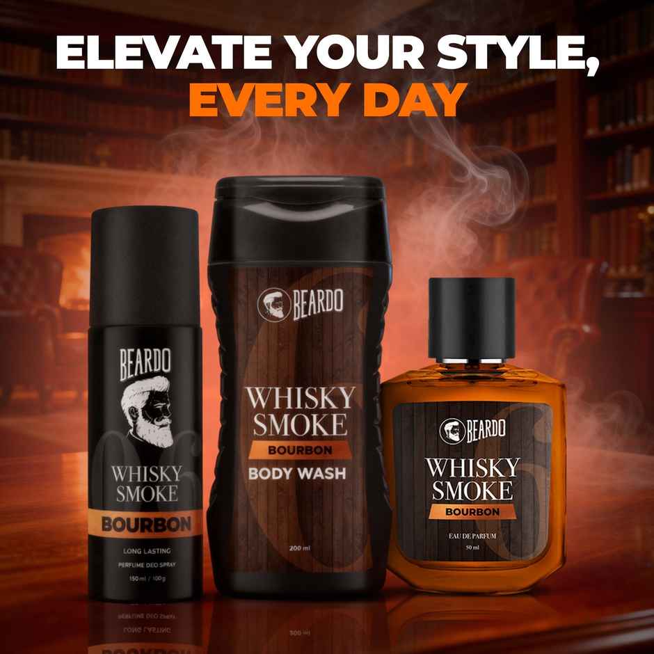 Beardo Whisky Smoke Bourbon Perfume For Men Eau De Parfum