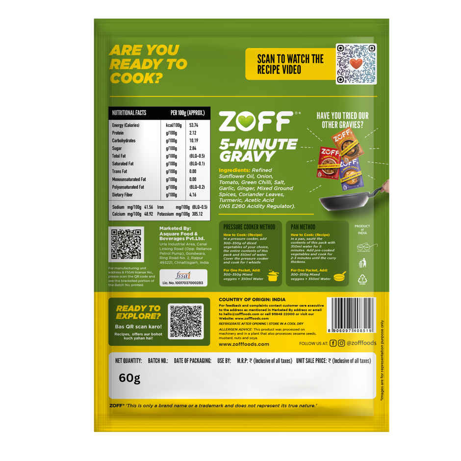 Zoff 5Mins Gravy Magic Mix Combo 
