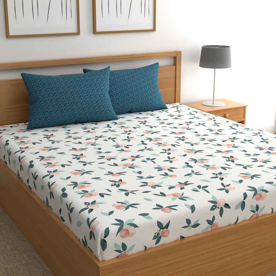 CHHAVI INDIA King Size Bedsheet With 2 Pillow Covers | Design Kb716