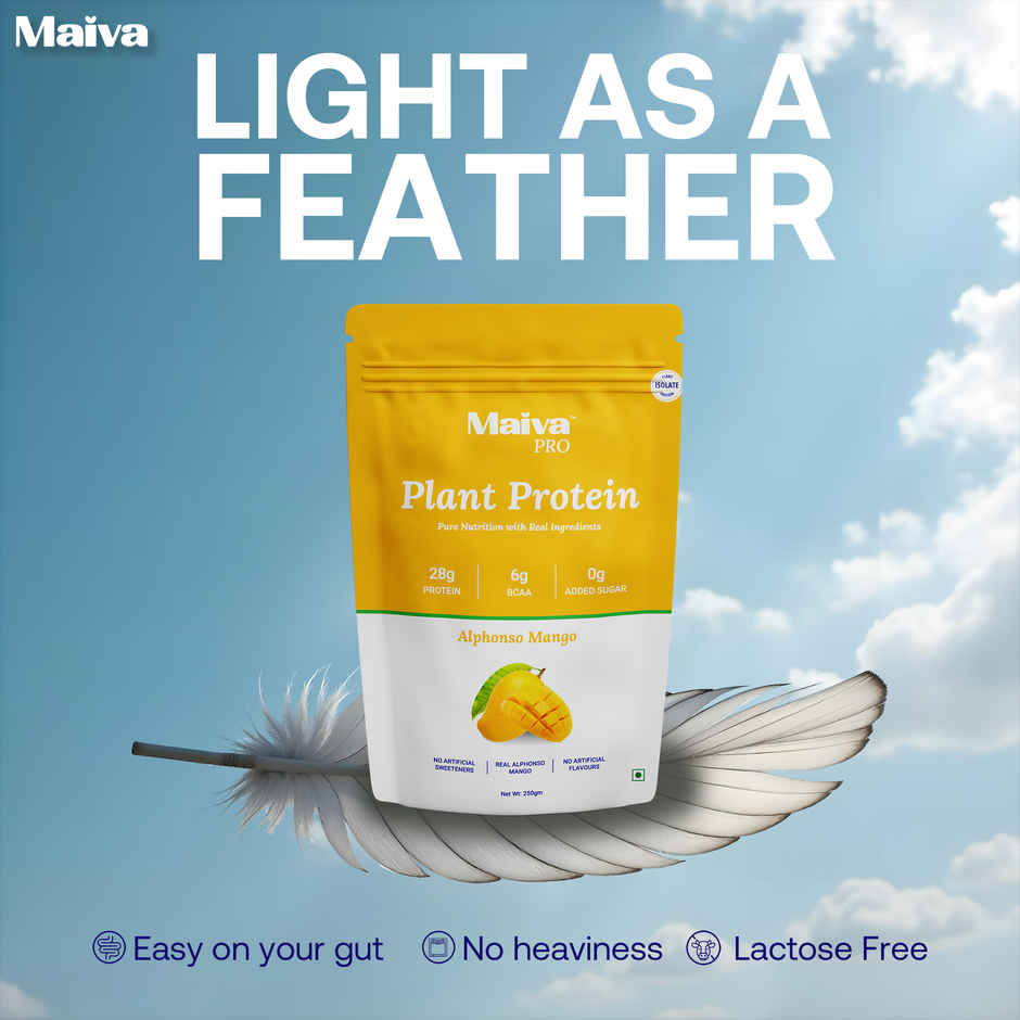 Maiva Pro Plant Protein Powder - Alphonso Mango