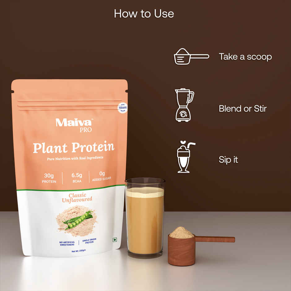 Maiva Pro Plant Protein Powder - Classic Unflavoured