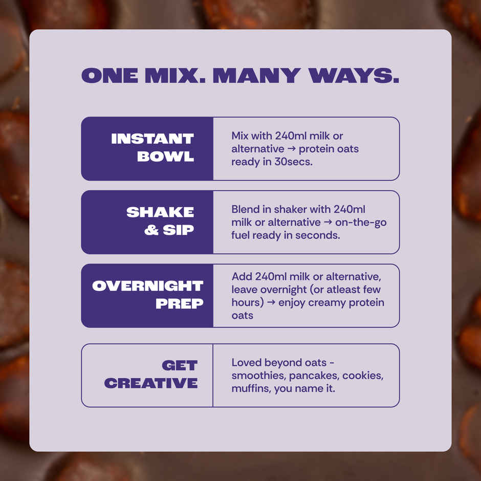 GOAT Life Choco-Nut-Crunch High-Protein Overnight Oats