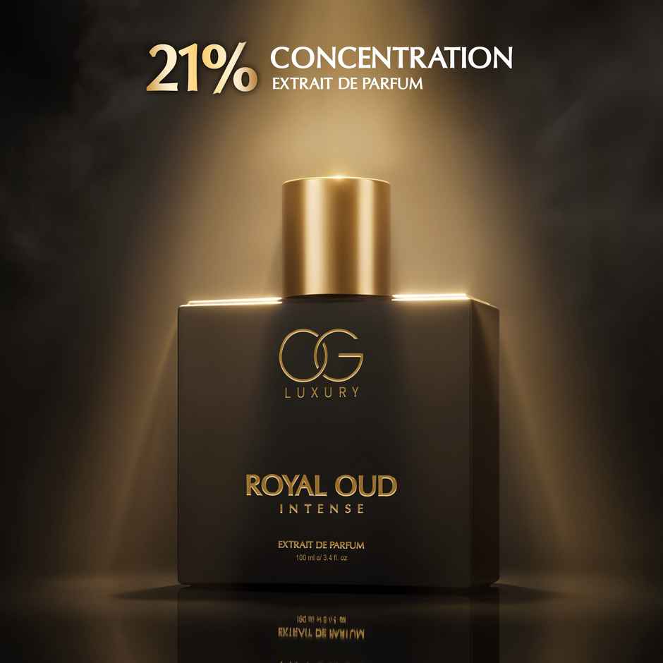 OG Beauty Luxury Royal Oud Eau De Parfum | Long-Lasting Perfume with Saffron |Travel-Friendly