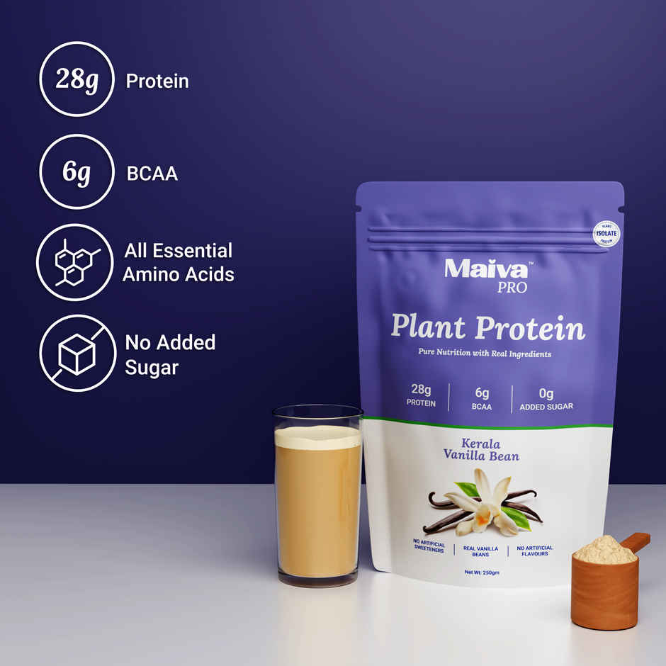 Maiva Pro Plant Protein Powder - Kerala Vanilla Bean