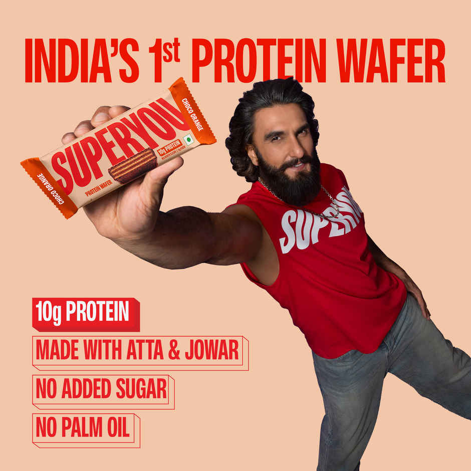 Superyou Orange Cream Wafer Protein Bar Combo