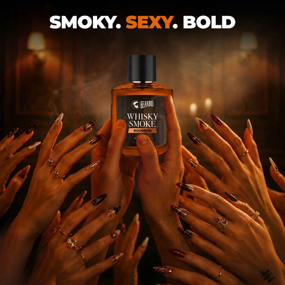 Beardo Whisky Smoke Bourbon Perfume For Men | Eau De Parfum