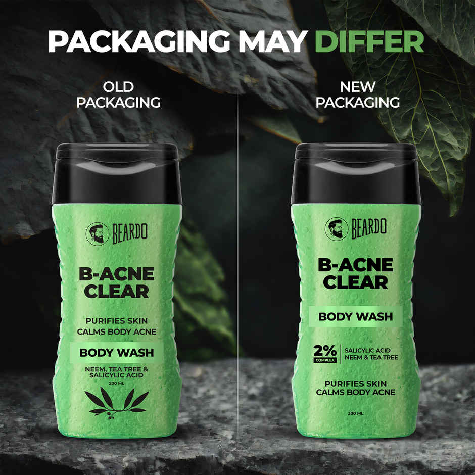 Beardo B-Acne Clear Body Wash Salicylic & Tea Tree