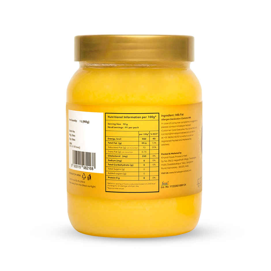 Himalayan Natives Organic Bilona Cow Ghee | Jar