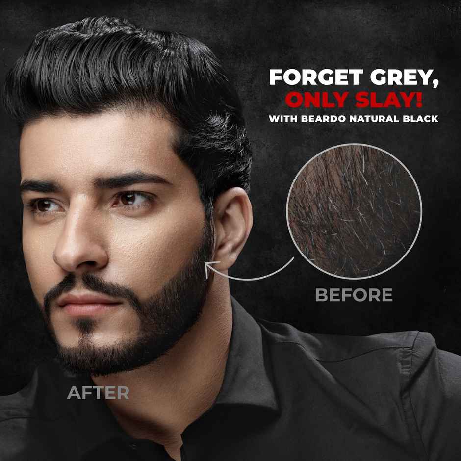 Beardo Men Natural Black Beard Colour