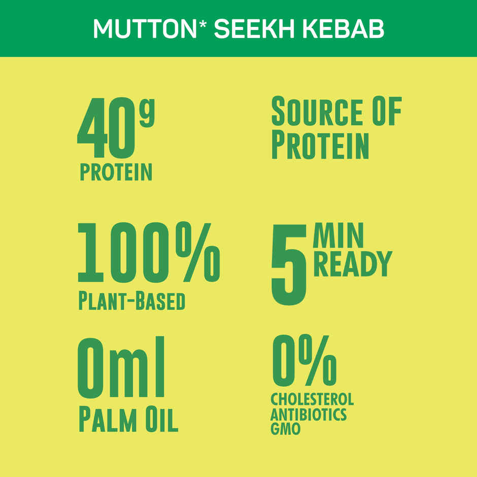 Imagine Plant Based Mutton Seekh Kebab