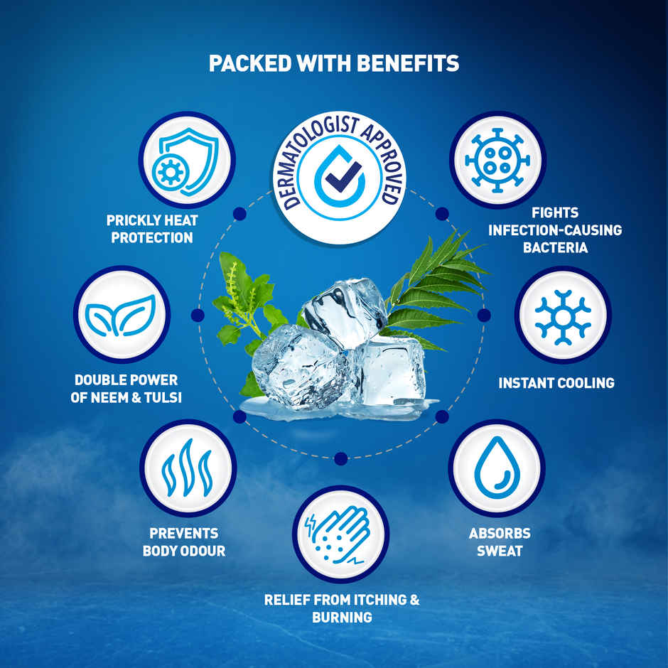 Dermicool Prickly Heat Powder Menthol Regular + Dermicool Free