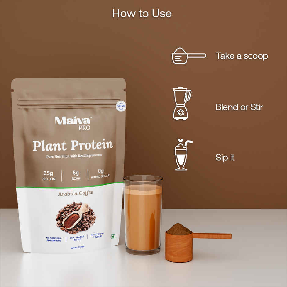 Maiva Pro Plant Protein Powder - Arabica Coffee