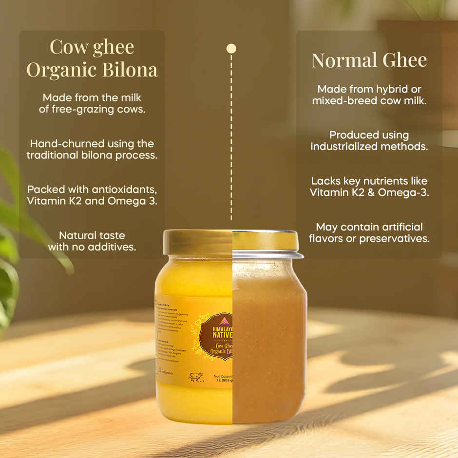 Himalayan Natives Organic Bilona Cow Ghee | Jar