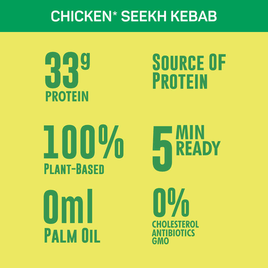 Imagine Plant Based Chicken Seekh Kebab