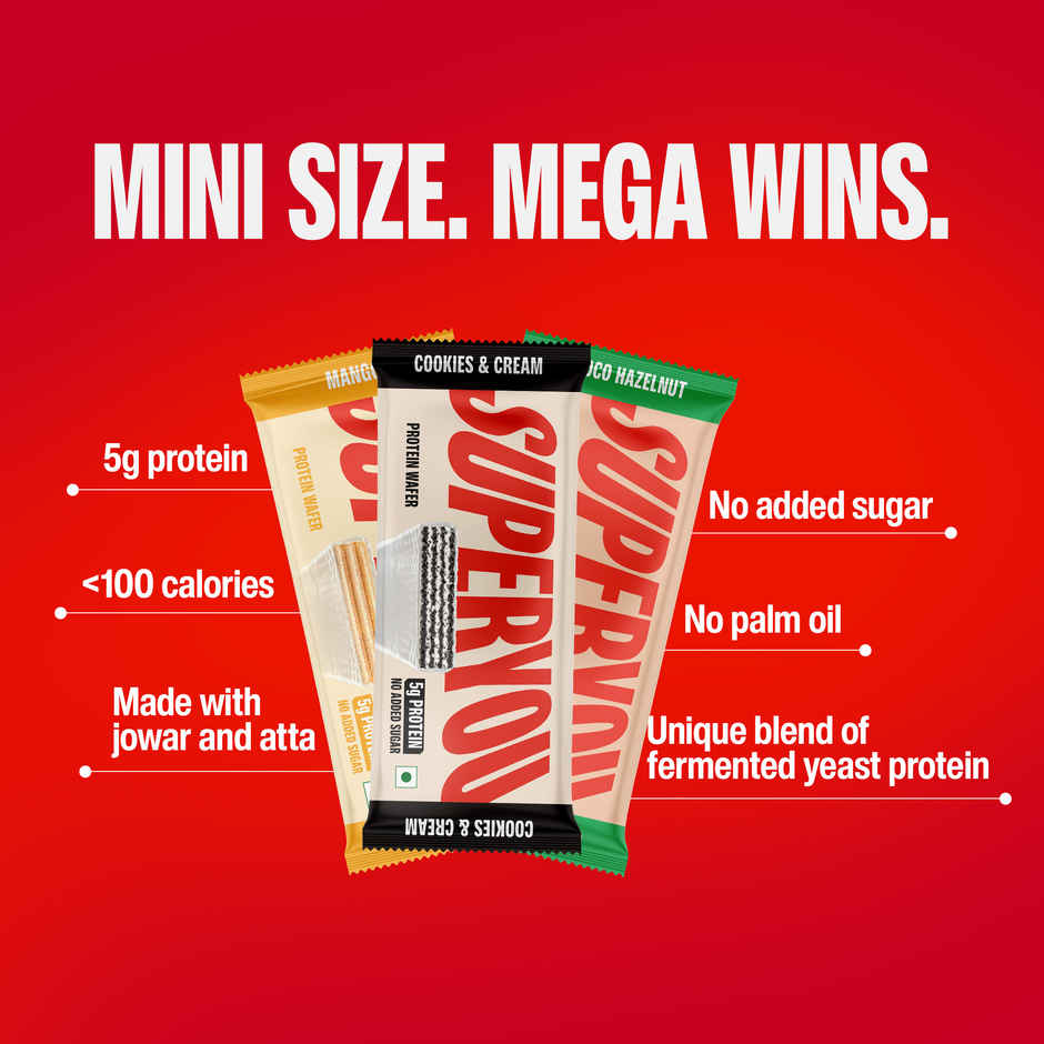 SuperYou Mini Assorted Wafer Protein Bar