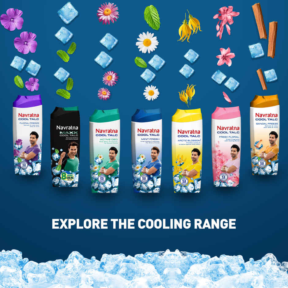Navratna Cool Talc - Mint Fresh