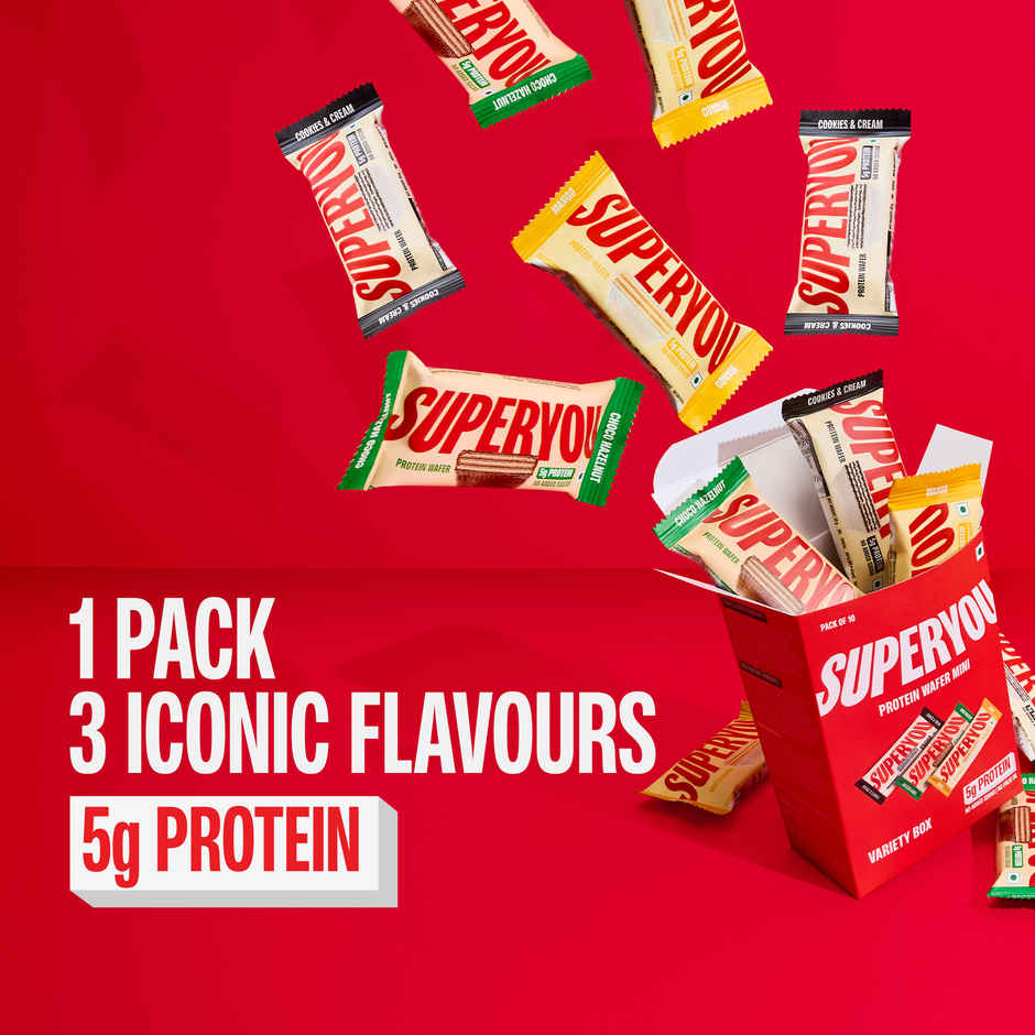 SuperYou Mini Assorted Wafer Protein Bar