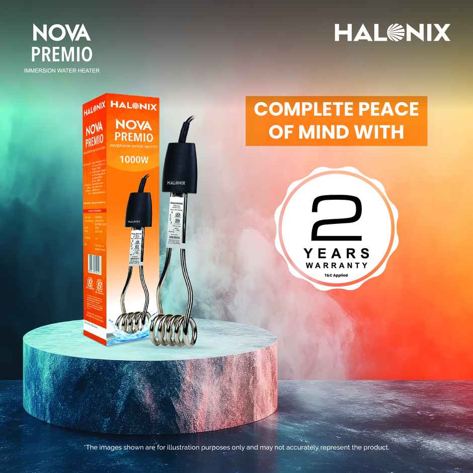 Halonix Premio Immersion Rod Water Heater - 1000 W
