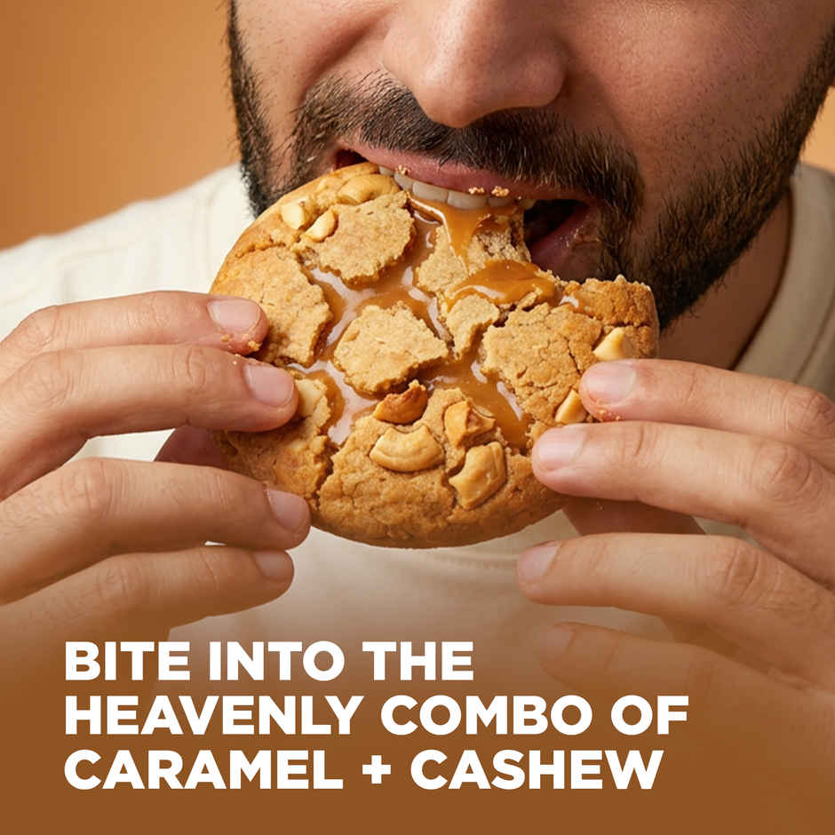 CookieMan Caramel Cashew Soft & Chewy Dessert Cookie