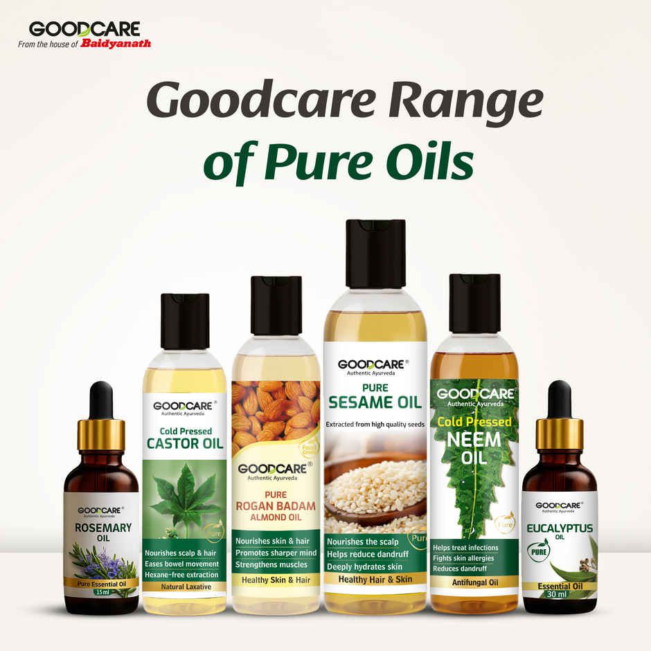 Goodcare 100% Sesame Oil | Pure Til Oil For Hair Skin and Body Nourishment