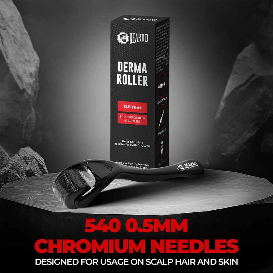 Beardo Men Derma Roller Thicker Hair & Tight Skin