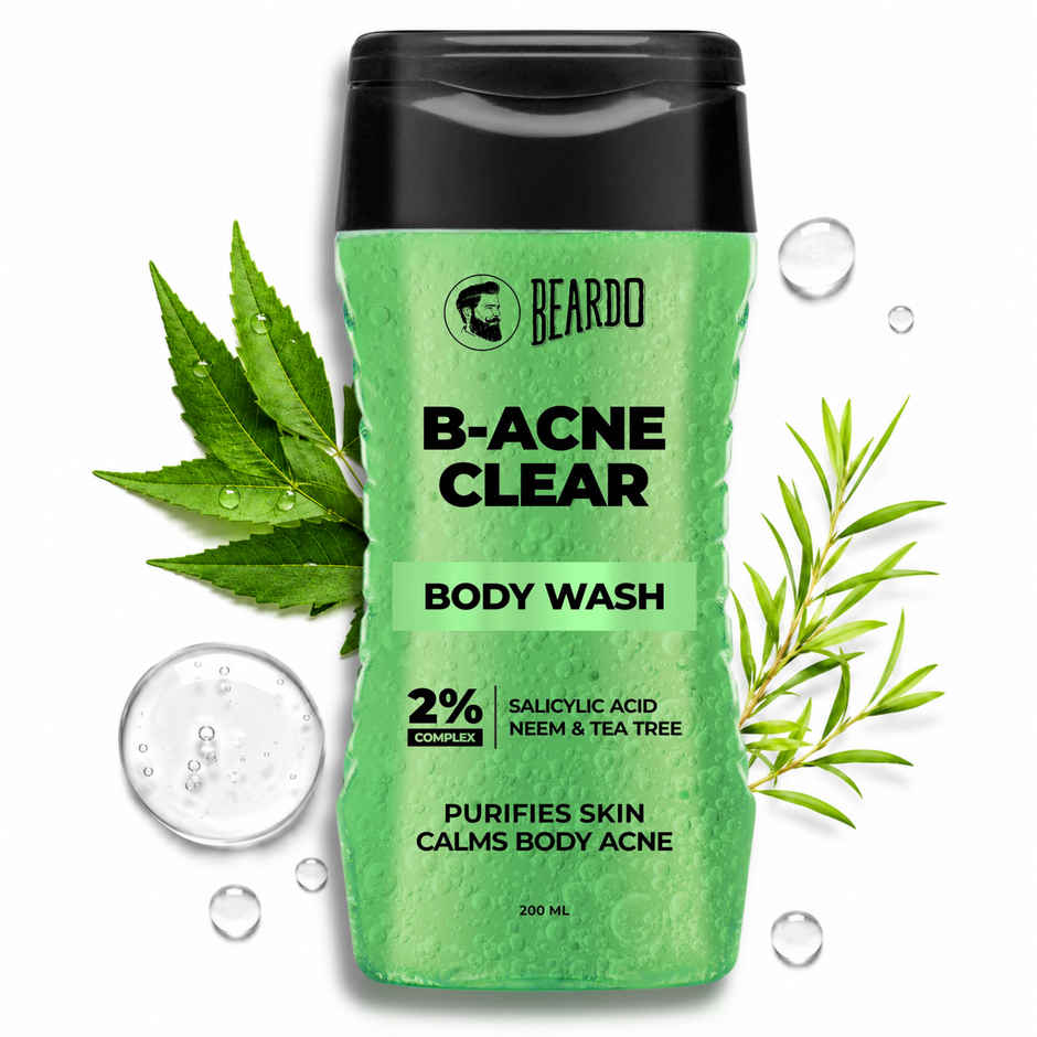 Beardo B-Acne Clear Body Wash Salicylic & Tea Tree